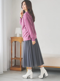 LUDIC PARK(ルディックパーク) |スフレタッチダンボールフードレスプルオーバー