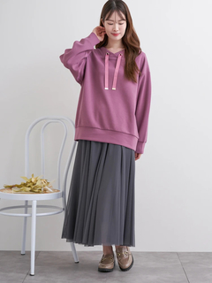 LUDIC PARK(ルディックパーク) |スフレタッチダンボールフードレスプルオーバー