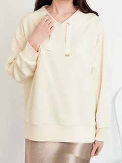 LUDIC PARK(ルディックパーク) |スフレタッチダンボールフードレスプルオーバー