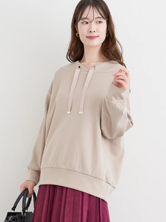 LUDIC PARK(ルディックパーク) |スフレタッチダンボールフードレスプルオーバー