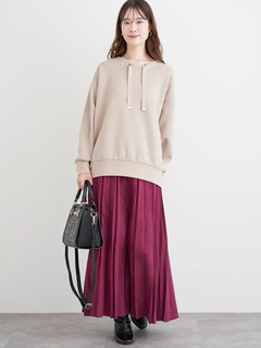 LUDIC PARK(ルディックパーク) |スフレタッチダンボールフードレスプルオーバー