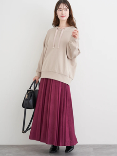 LUDIC PARK(ルディックパーク) |スフレタッチダンボールフードレスプルオーバー