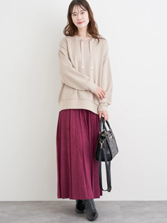 LUDIC PARK(ルディックパーク) |スフレタッチダンボールフードレスプルオーバー