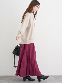 LUDIC PARK(ルディックパーク) |スフレタッチダンボールフードレスプルオーバー