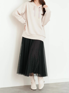 LUDIC PARK(ルディックパーク) |スフレタッチダンボールフードレスプルオーバー