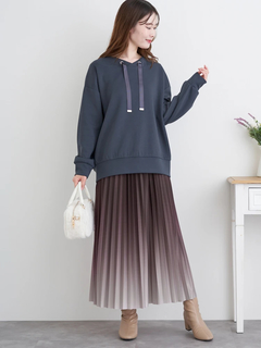 LUDIC PARK(ルディックパーク) |スフレタッチダンボールフードレスプルオーバー