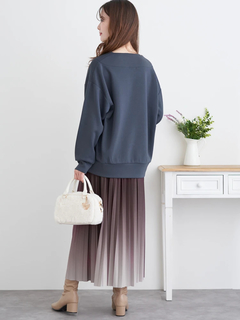 LUDIC PARK(ルディックパーク) |スフレタッチダンボールフードレスプルオーバー