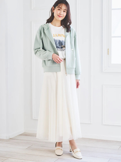 LUDIC PARK(ルディックパーク) |スフレタッチダンボールZIPパーカー