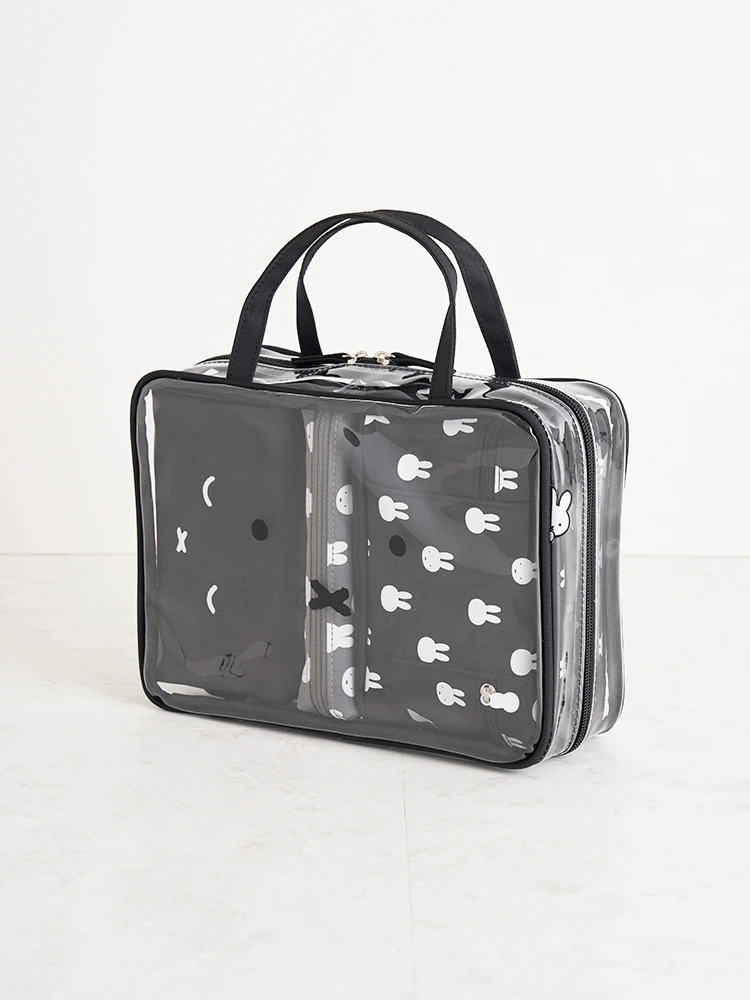 miffy トラベルポーチセット ブラックフェイス【ミッフィー】 / Hare