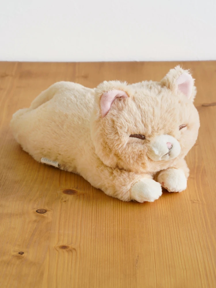 くたっとびより ミニクッション【茶ネコ】 / Hare no hi（ハレノヒ）の