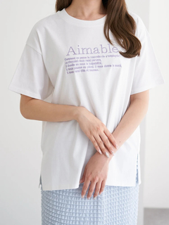 LUDIC PARK(ルディックパーク) |レター刺繍Tシャツ