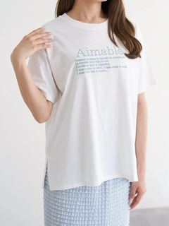 LUDIC PARK(ルディックパーク) |レター刺繍Tシャツ