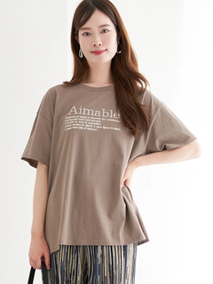 LUDIC PARK(ルディックパーク) |レター刺繍Tシャツ