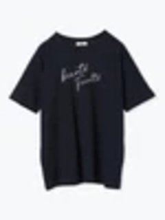 LUDIC PARK(ルディックパーク) |立体ラメ発泡プリントTシャツ
