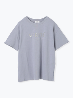 LUDIC PARK(ルディックパーク) |ラメ刺繍Tシャツ