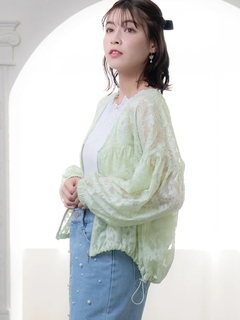 LUDIC PARK(ルディックパーク) |花柄シアーブルゾン