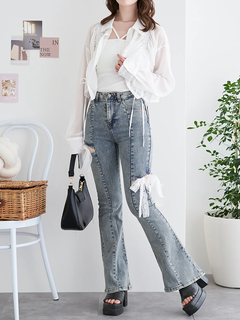 LUDIC PARK(ルディックパーク) |ダブルストラップカップ付きキャミソール(無地/ボーダー)