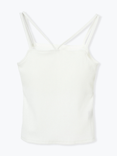 LUDIC PARK(ルディックパーク) |ダブルストラップカップ付きキャミソール(無地/ボーダー)