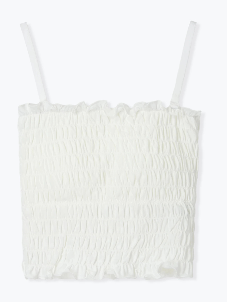 LUDIC PARK(ルディックパーク) |[2WAY]シャーリングカップ付きキャミソール