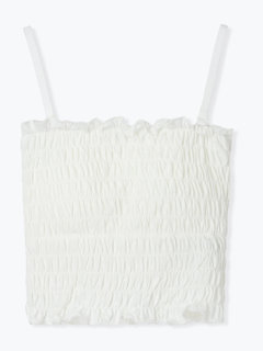 LUDIC PARK(ルディックパーク) |[2WAY]シャーリングカップ付きキャミソール