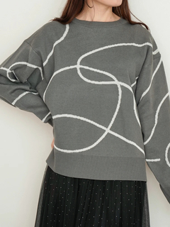 LUDIC PARK(ルディックパーク) |ラインジャガードニット