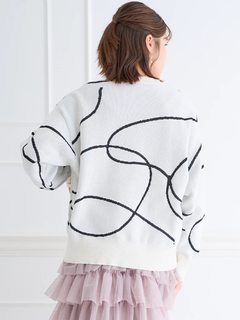 LUDIC PARK(ルディックパーク) |ラインジャガードニット