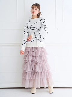 LUDIC PARK(ルディックパーク) |ラインジャガードニット