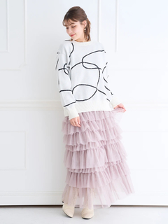 LUDIC PARK(ルディックパーク) |ラインジャガードニット