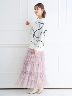 LUDIC PARK(ルディックパーク) |ラインジャガードニット