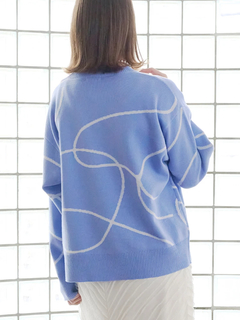 LUDIC PARK(ルディックパーク) |ラインジャガードニット