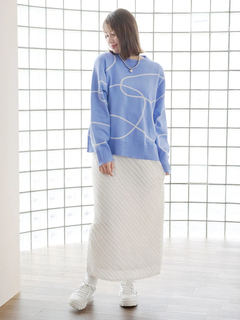 LUDIC PARK(ルディックパーク) |ラインジャガードニット