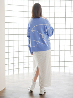 LUDIC PARK(ルディックパーク) |ラインジャガードニット