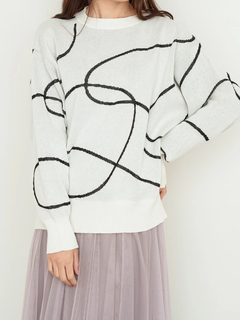 LUDIC PARK(ルディックパーク) |ラインジャガードニット