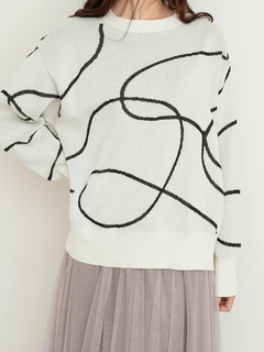 LUDIC PARK(ルディックパーク) |ラインジャガードニット