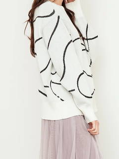 LUDIC PARK(ルディックパーク) |ラインジャガードニット