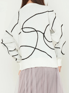 LUDIC PARK(ルディックパーク) |ラインジャガードニット