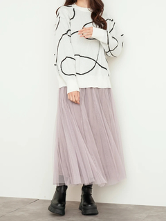 LUDIC PARK(ルディックパーク) |ラインジャガードニット