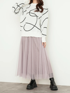 LUDIC PARK(ルディックパーク) |ラインジャガードニット