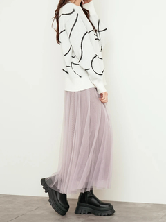 LUDIC PARK(ルディックパーク) |ラインジャガードニット