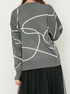 LUDIC PARK(ルディックパーク) |ラインジャガードニット