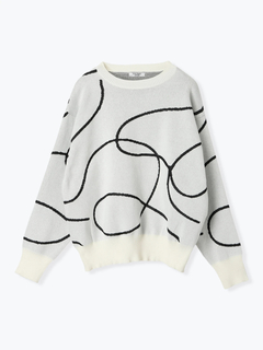 LUDIC PARK(ルディックパーク) |ラインジャガードニット