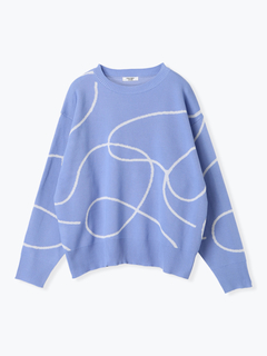 LUDIC PARK(ルディックパーク) |ラインジャガードニット