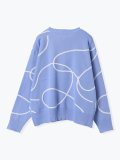 LUDIC PARK(ルディックパーク) |ラインジャガードニット