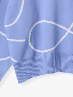 LUDIC PARK(ルディックパーク) |ラインジャガードニット