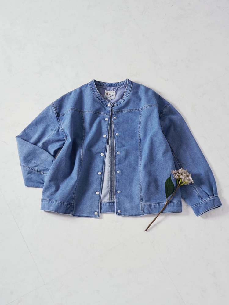 ノーカラーデニムジャケット / Hare no hi（ハレノヒ）のジャケット