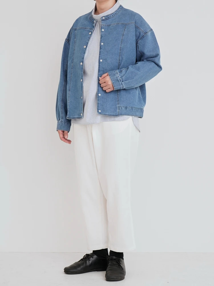 ノーカラーデニムジャケット / Hare no hi（ハレノヒ）のジャケット