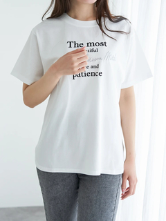 LUDIC PARK(ルディックパーク) |【接触冷感/吸水速乾/UV】フロッキープリント×ラメ刺繍ロゴTシャツ