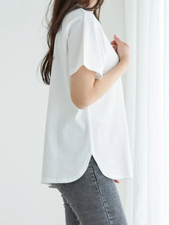 LUDIC PARK(ルディックパーク) |【接触冷感/吸水速乾/UV】フロッキープリント×ラメ刺繍ロゴTシャツ