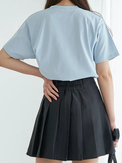 LUDIC PARK(ルディックパーク) |【接触冷感/吸水速乾/UV】フロッキープリント×ラメ刺繍ロゴTシャツ