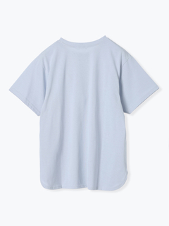 LUDIC PARK(ルディックパーク) |【接触冷感/吸水速乾/UV】フロッキープリント×ラメ刺繍ロゴTシャツ